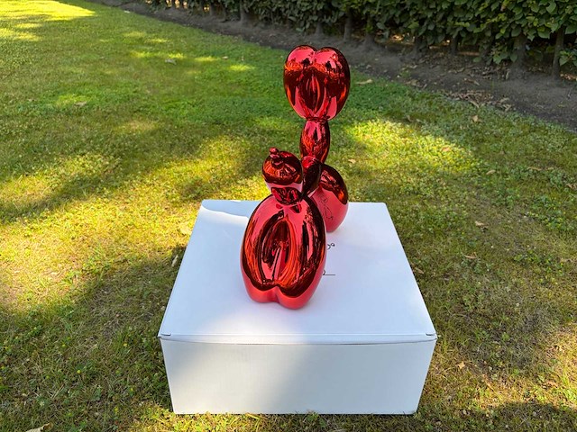 Balloon dog red 1 van 999 - afbeelding 4 van  5