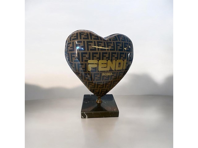 Balloon heart fendi tribute - naor - cobra art editie - afbeelding 1 van  5