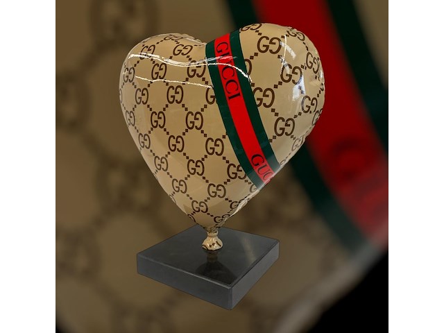 Balloon heart gucci tribute - naor - cobra art editie - afbeelding 1 van  4