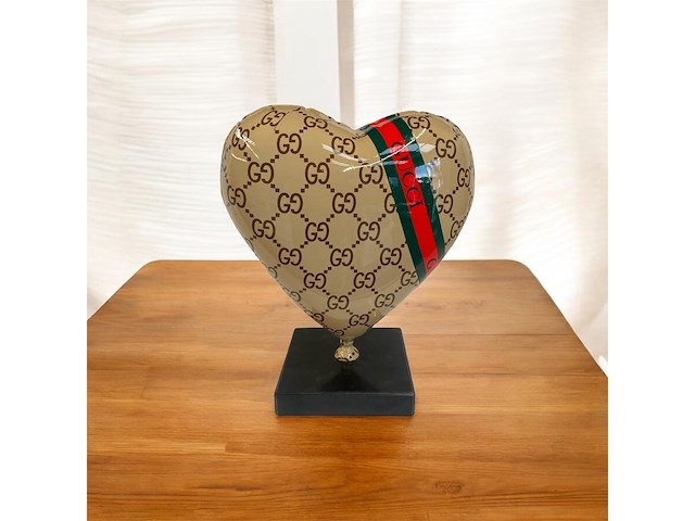 Balloon heart gucci tribute - naor - cobra art editie - afbeelding 2 van  4