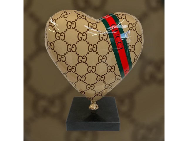 Balloon heart gucci tribute - naor - cobra art editie - afbeelding 3 van  4