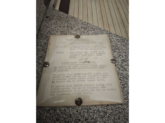 Bally - 1958 - super bowler - bowlingautomaat - afbeelding 19 van  22