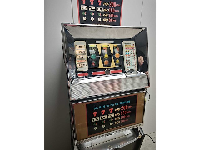 Bally - 1963 - 742 - tic tac toe - speelautomaat - afbeelding 8 van  13