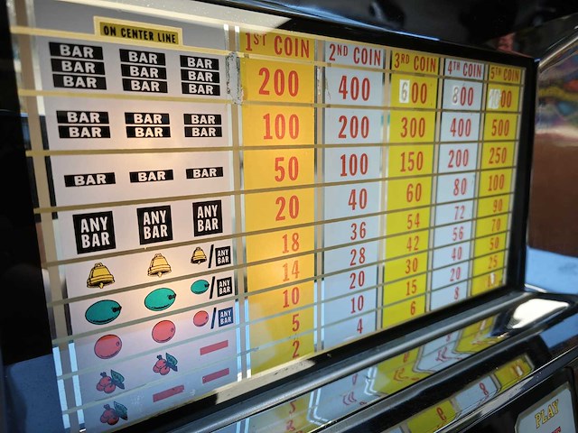 Bally - 809 - 5 coins - slotmachine - afbeelding 3 van  17