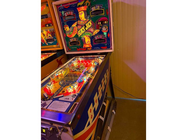 Bally - black jack - flipperkast - afbeelding 4 van  7