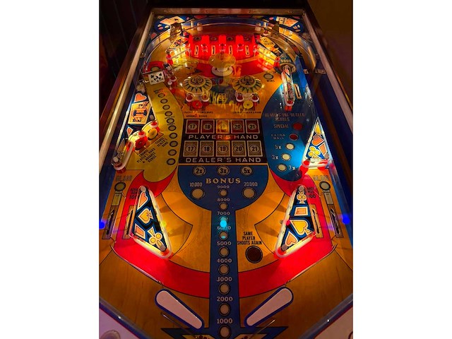 Bally - black jack - flipperkast - afbeelding 6 van  7