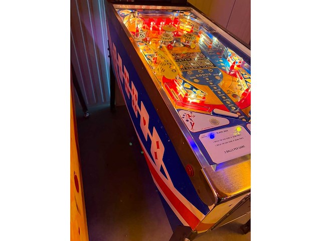 Bally - black jack - flipperkast - afbeelding 7 van  7