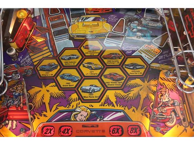 Bally - corvette - flipperkast - afbeelding 9 van  12