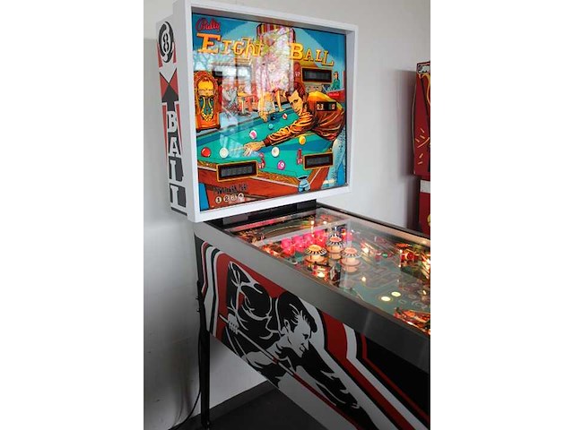 Bally - eight ball - flipperkast - afbeelding 5 van  12