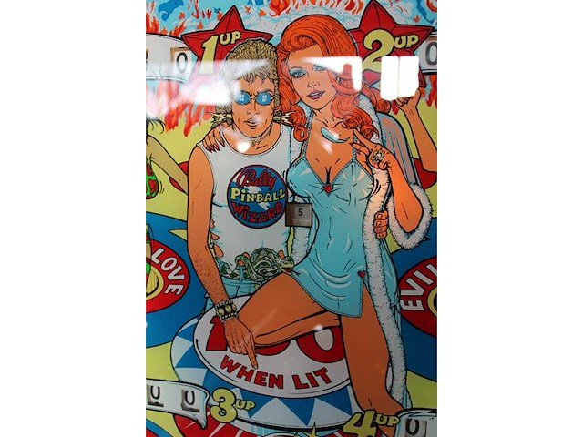 Bally - wizard - flipperkast - afbeelding 8 van  8