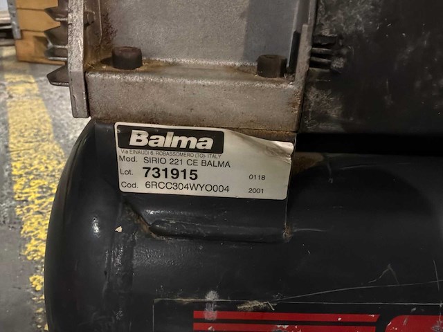 Balma sirio 221 ce hogedrukcompressor - afbeelding 4 van  4