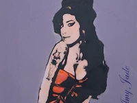 Bambi (ca. 1982) 'amy jade', 2011, stencilled acrylic spray on canvas, 100 x 77 cm. (39.36 x 30.30 in.)