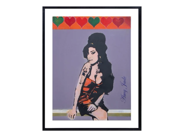 Bambi (ca. 1982) 'amy jade', 2011, stencilled acrylic spray on canvas, 100 x 77 cm. (39.36 x 30.30 in.) - afbeelding 2 van  8