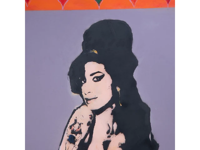 Bambi (ca. 1982) 'amy jade', 2011, stencilled acrylic spray on canvas, 100 x 77 cm. (39.36 x 30.30 in.) - afbeelding 7 van  8