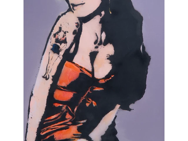 Bambi (ca. 1982) 'amy jade', 2011, stencilled acrylic spray on canvas, 100 x 77 cm. (39.36 x 30.30 in.) - afbeelding 8 van  8