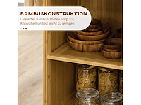 Bamboe keukenkar, multifunctionele kar - afbeelding 3 van  3