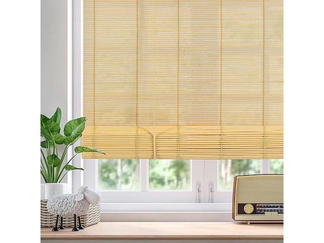 Bamboe rolgordijn 90x180cm - afbeelding 1 van  3