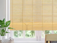 Bamboe rolgordijn 90x180cm - afbeelding 1 van  3
