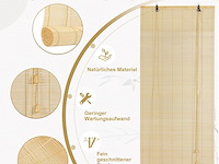 Bamboe rolgordijn 90x180cm - afbeelding 3 van  3