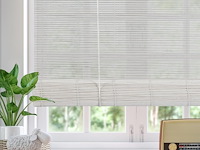 Bamboe rolgordijn 90x220cm wit - afbeelding 2 van  4