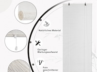 Bamboe rolgordijn 90x220cm wit - afbeelding 3 van  4