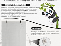 Bamboe rolgordijn 90x220cm wit - afbeelding 4 van  4