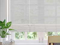 Bamboe rolgordijn 90x220cm wit - afbeelding 2 van  4