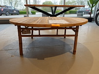 Bamboe salontafel j-line - afbeelding 1 van  4