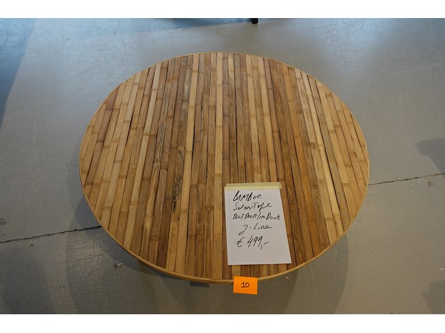 Bamboe salontafel j-line - afbeelding 3 van  4