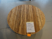 Bamboe salontafel j-line - afbeelding 3 van  4