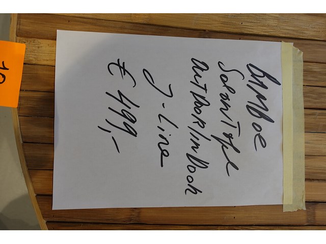 Bamboe salontafel j-line - afbeelding 4 van  4