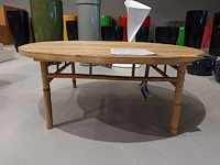 Bamboe salontafel j-line - afbeelding 1 van  3