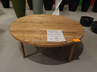 Bamboe salontafel j-line - afbeelding 2 van  3