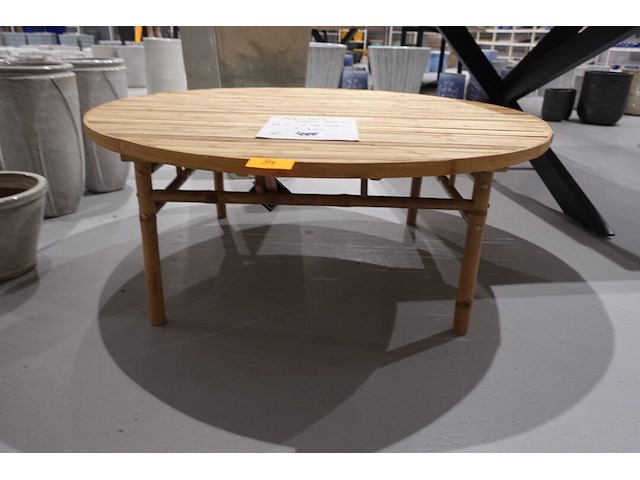 Bamboe salontafel j-line - afbeelding 3 van  4