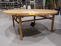 Bamboe salontafel j-line - afbeelding 1 van  3