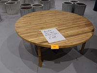 Bamboe salontafel j-line - afbeelding 2 van  3