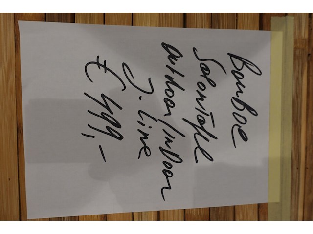 Bamboe salontafel j-line - afbeelding 3 van  3