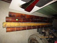 Bamboo buizen 4 stuks - lengte: + - 200 cm. - afbeelding 2 van  2