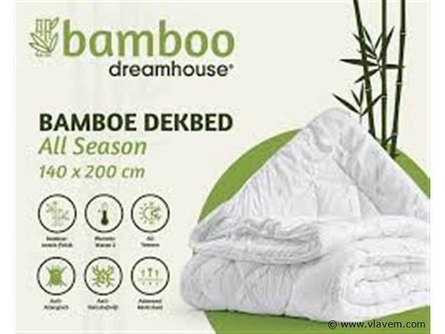 Bamboo dekbed 140x200 - afbeelding 1 van  4