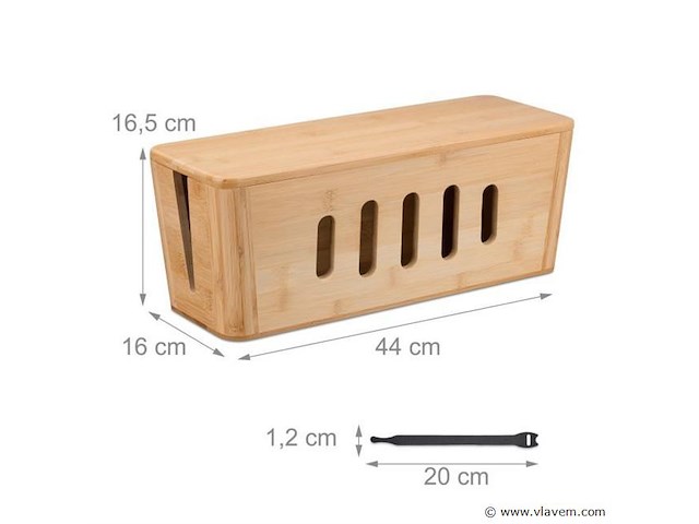 Bamboo kabel organiser - afbeelding 3 van  5