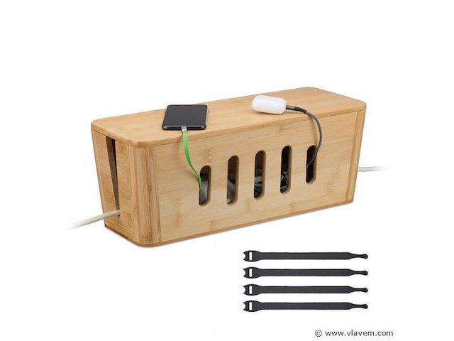 Bamboo kabel organiser - afbeelding 1 van  5