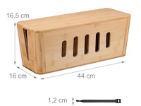 Bamboo kabel organiser - afbeelding 3 van  5