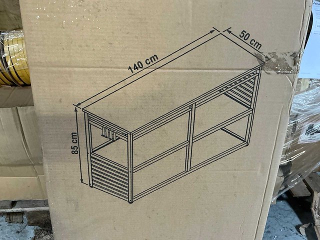 Bamboo tubm-822a wastafelrek (11x) - afbeelding 1 van  4