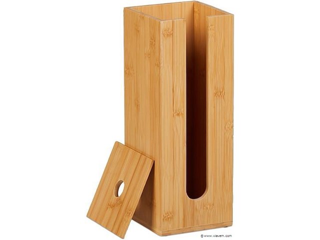 Bamboo wc rolhouder - afbeelding 4 van  6