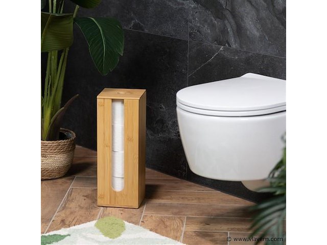 Bamboo wc rolhouder - afbeelding 6 van  6