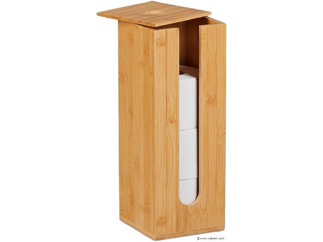 Bamboo wc rolhouder - afbeelding 2 van  6