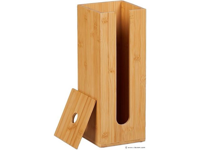 Bamboo wc rolhouder - afbeelding 4 van  6