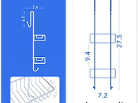 Bamodi hangend doucherekje - afbeelding 2 van  3