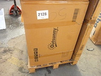 Banc de jardin 2 places en bois banquette jusqu'à 200 kg - afbeelding 9 van  9