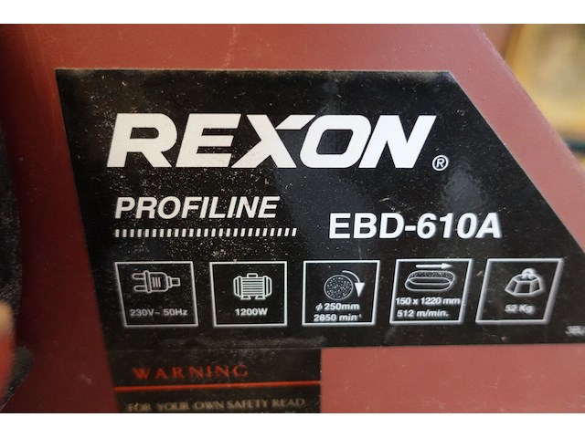 Band- en schuurschijfmachine rexon - afbeelding 4 van  8